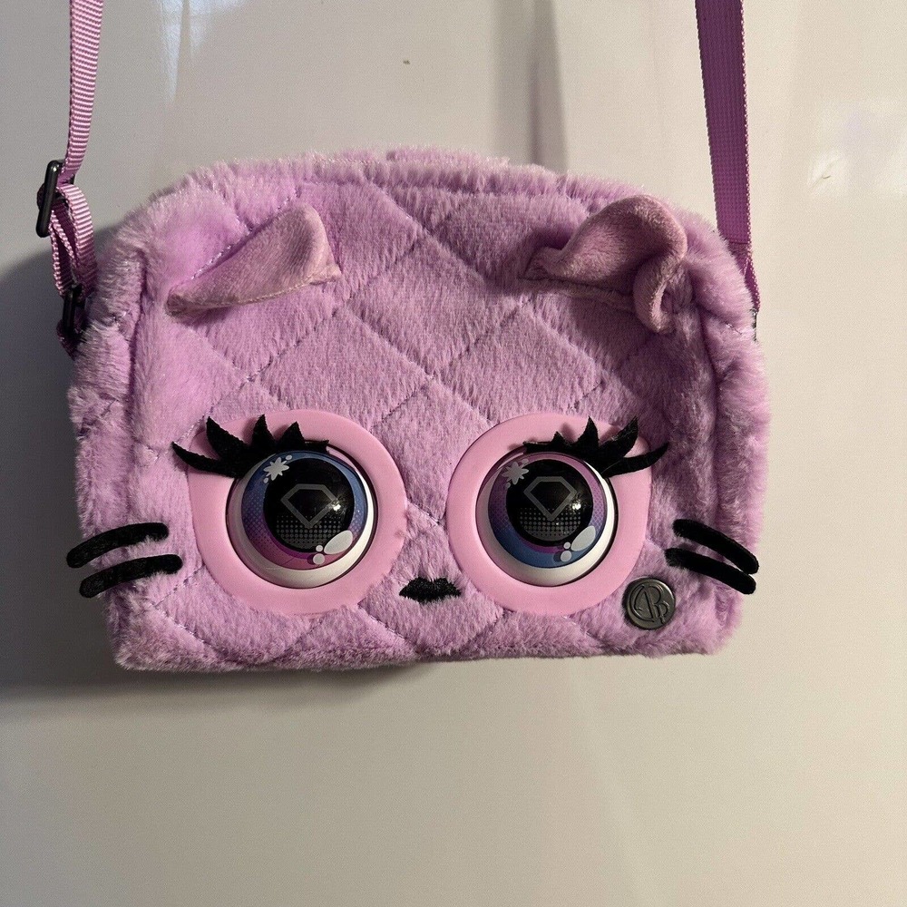 Purse Pets Cattitude Interactive Pet 30+ Sounds & Reactions Kids Crossbody Purse